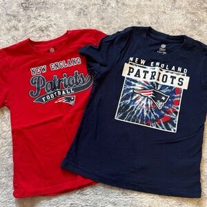 Team Apparel New England Patriots Kids Tees - Red and Blue